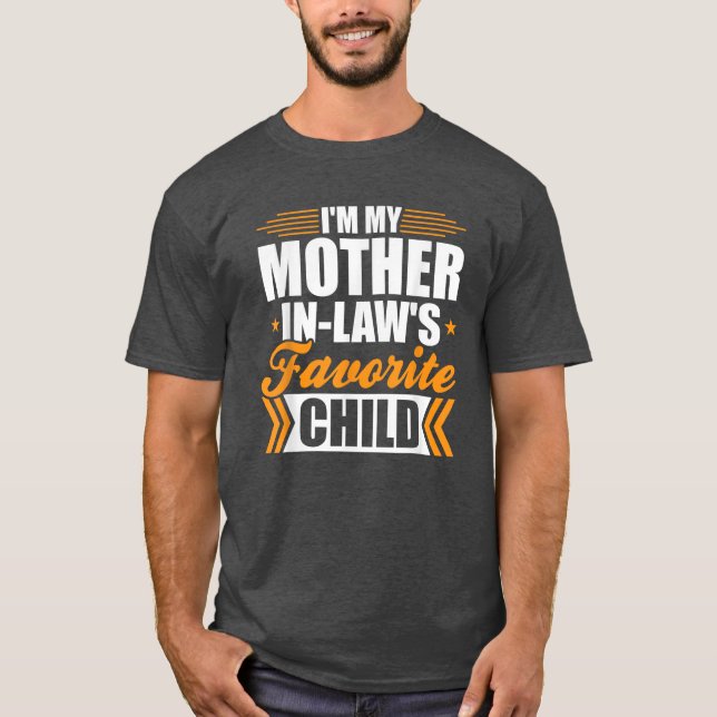 Camiseta Soy el hijo favorito de mi suegra (Anverso)