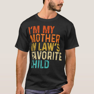 Camiseta Soy el hijo favorito de mi suegra divertido