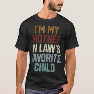 Camiseta Soy el hijo favorito de mi suegra divertido