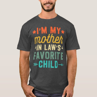Camiseta Soy el hijo favorito de mi suegra Divertido famili