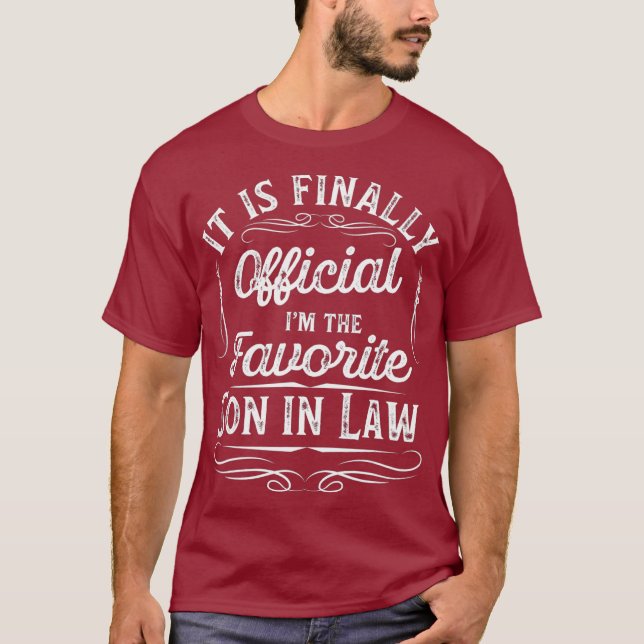 Camiseta Soy El Hijo Favorito En La Relación Familiar De De (Anverso)