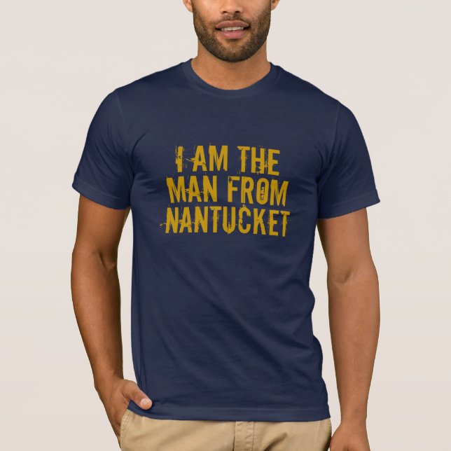 CAMISETA SOY EL HOMBRE DE NANTUCKET (Anverso)