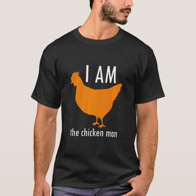 Camiseta Soy El Hombre De Pollo (Anverso)