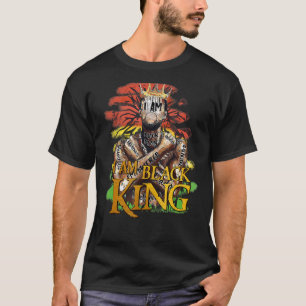 Camiseta Soy el hombre negro Rey padre poderoso Afro Melani