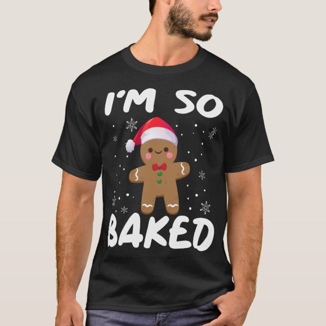 Camiseta Soy el hombre panecillo al horno Navidades Santa H (Anverso)