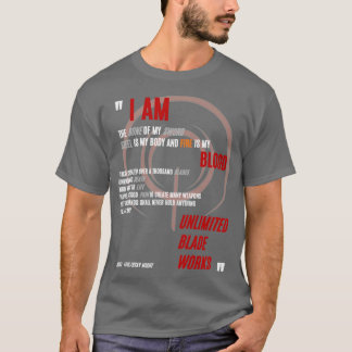Camiseta Soy el hueso de mi espada Archer FateStay Night UB