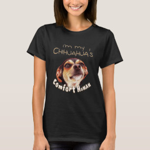 Camiseta Soy el humano cómodo de mi Chauhan para perros y M