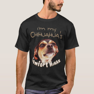 Camiseta Soy el humano cómodo de mi Chauhan para perros y M