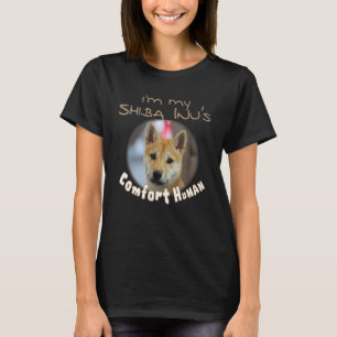 Camiseta Soy el humano cómodo de mi Shiba Inu para el perro