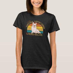 Camiseta Soy el humano de apoyo emocional para mi toro fran