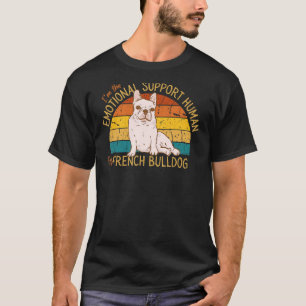 Camiseta Soy el humano de apoyo emocional para mi toro fran