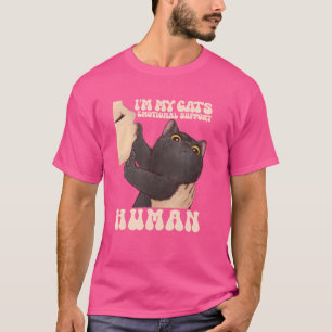 Camiseta Soy el humano de mi gato y sus gatos emocionales
