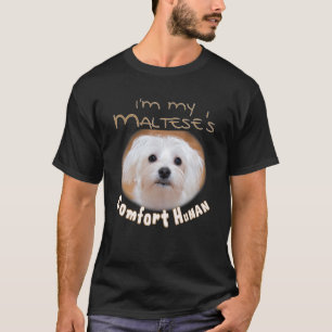 Camiseta Soy el humano de mi maltés para perros y Mascotas