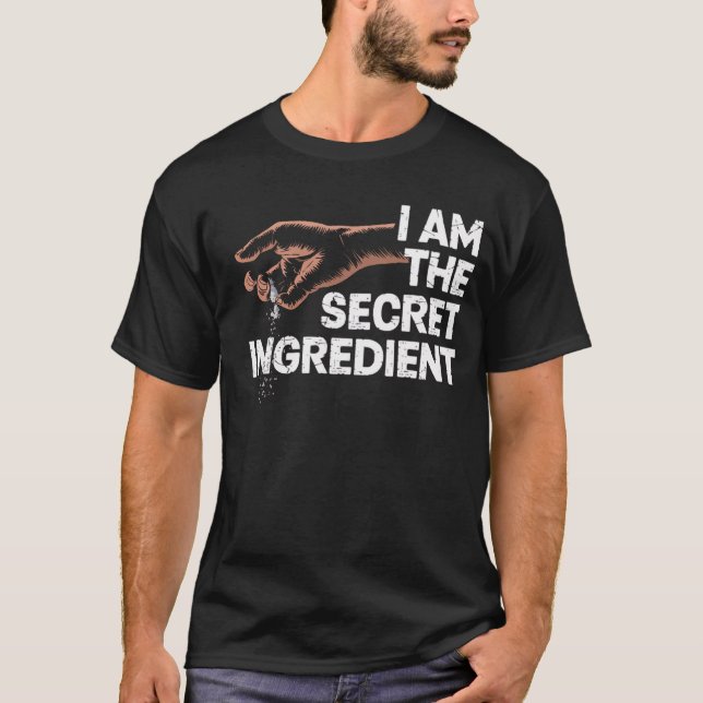 Camiseta Soy el humor de cocinero de ingredientes secretos  (Anverso)
