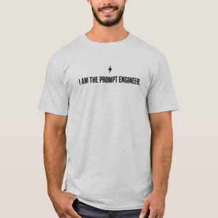 Camiseta Soy el ingeniero de instrucciones Minimalista Rayo