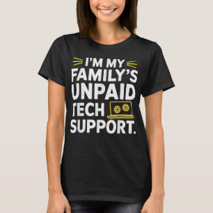 Camiseta Soy el ingeniero gracioso de soporte técnico no pa
