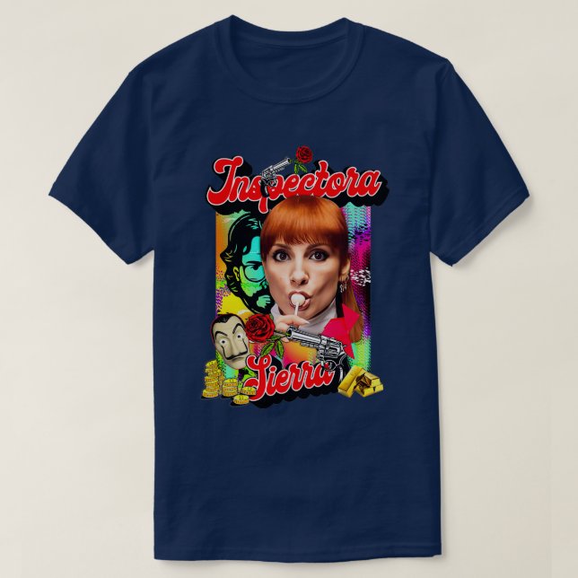 Camiseta Soy el inspector (Diseño del anverso)