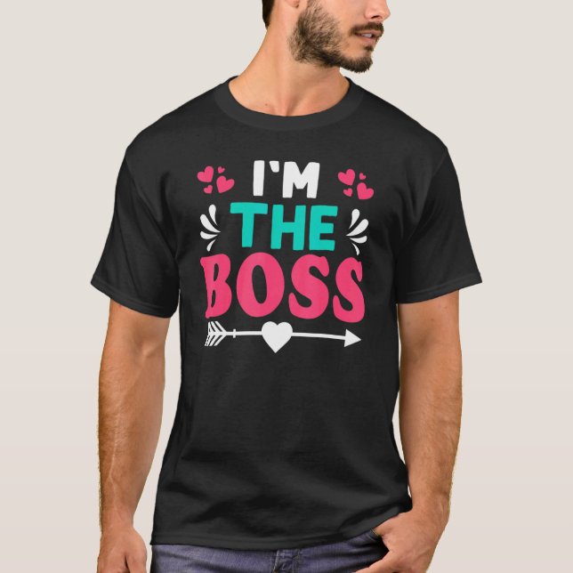 Camiseta Soy el jefe (Anverso)