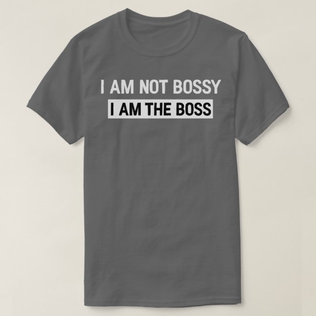 Camiseta Soy el jefe (Diseño del anverso)