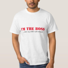 Camiseta Soy el jefe