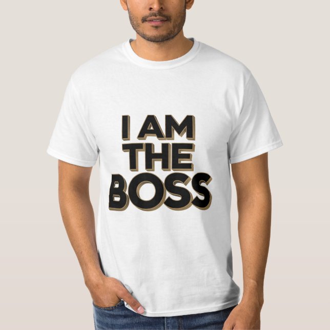 Camiseta Soy El Jefe (Anverso)