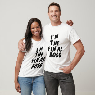 Camiseta Soy el jefe final