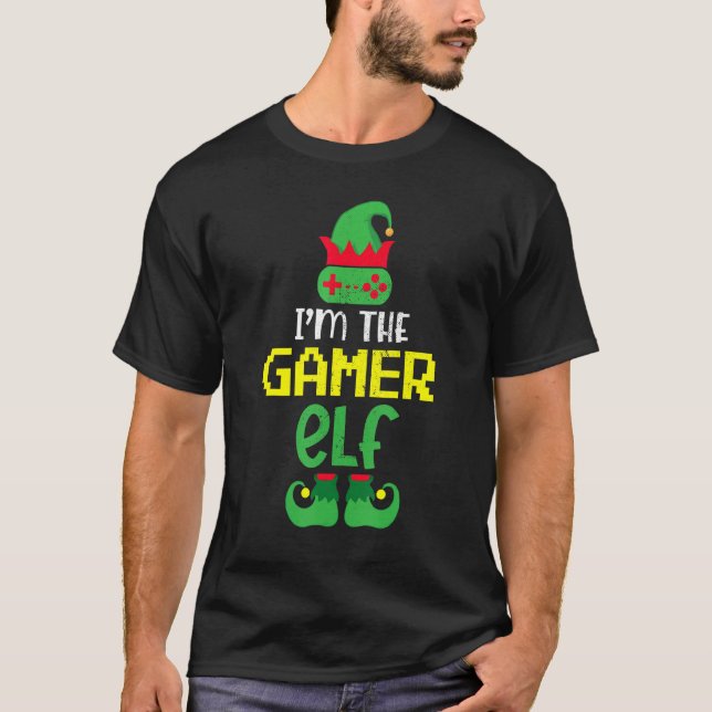 Camiseta Soy el juego de video de Navidades divertidos de G (Anverso)