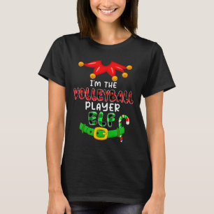Camiseta Soy el jugador de voleibol Elf Xmas disfraces Elf