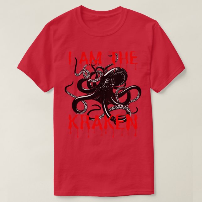 Camiseta Soy el kraken (Diseño del anverso)