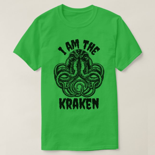 Camiseta Soy el kraken 2 (Diseño del anverso)