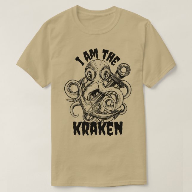 Camiseta Soy el kraken 3 (Diseño del anverso)
