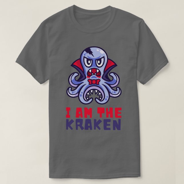 Camiseta Soy el kraken 4 (Diseño del anverso)
