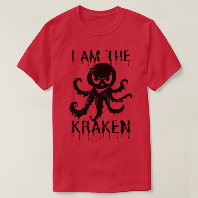 Camiseta Soy el kraken 5 (Diseño del anverso)