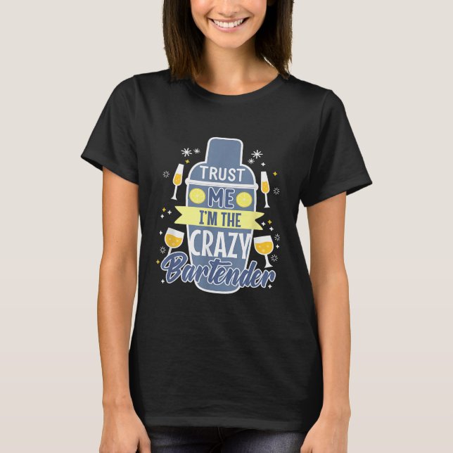 Camiseta Soy el loco Fiesta Barman (Anverso)