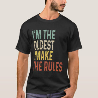 Camiseta Soy El Más Antiguo Que Hago Las Reglas Hermano Vin
