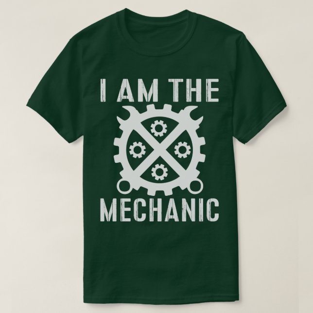 Camiseta Soy el Mecánico (Diseño del anverso)