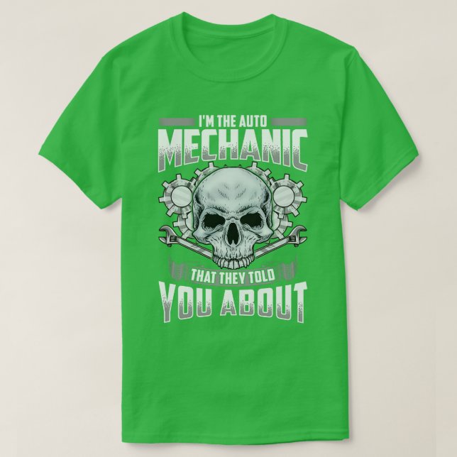 Camiseta Soy El Mecánico Automático Que Te Dijeron (Diseño del anverso)