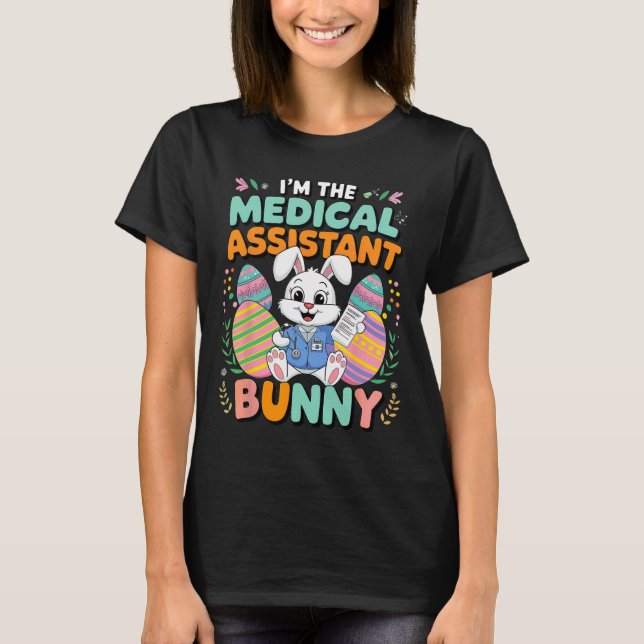 Camiseta Soy el médico insistente conejito divertido de Pas (Anverso)