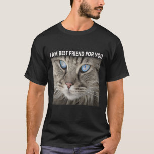 Camiseta SOY EL MEJOR AMIGO PARA TI, Diseño de Gatos