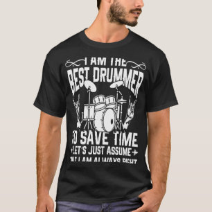 Camiseta Soy El Mejor Drummer Drummer