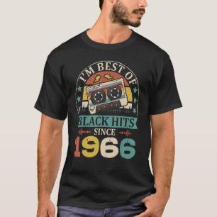 Camiseta Soy el mejor negro desde el nacimiento de Cassette