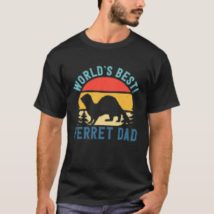 Camiseta Soy el mejor papá de hurones del mundo Hurón anima