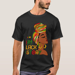 Camiseta Soy el mes de la historia negra afroamericano