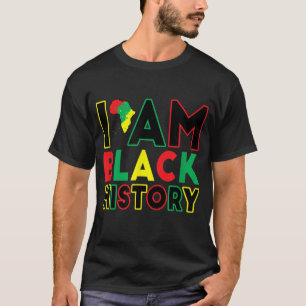 Camiseta Soy el Mes de la Historia Negra del Orgullo Africa
