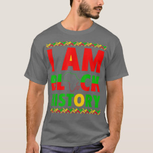 Camiseta Soy el Mes de la Historia Negra del Orgullo Africa