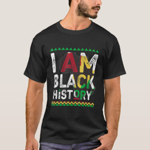 Camiseta Soy el Mes de la Historia Negra del Orgullo Africa