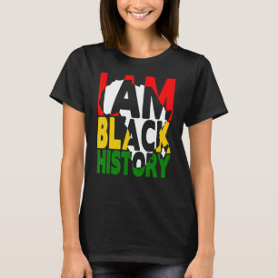 Camiseta Soy el Mes de la Historia Negra del Orgullo Africa