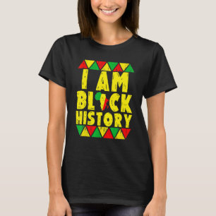Camiseta Soy el Mes de la Historia Negra del Orgullo Africa