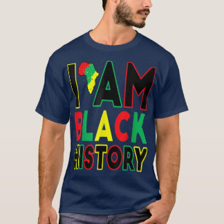 Camiseta Soy el Mes de la Historia Negra del Orgullo Africa