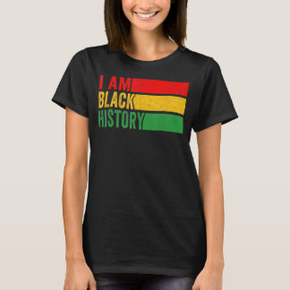 Camiseta Soy el mes de la historia negra del orgullo afroam